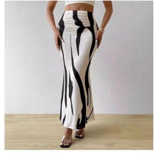 Naomi | Chic Zebra Print Skirt