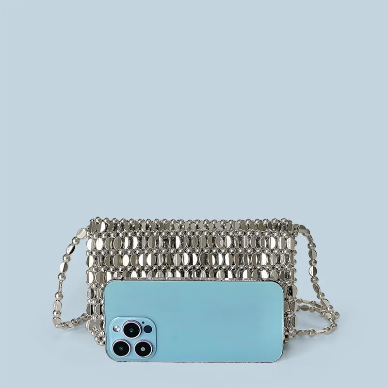 Nadia | Silver Clutch