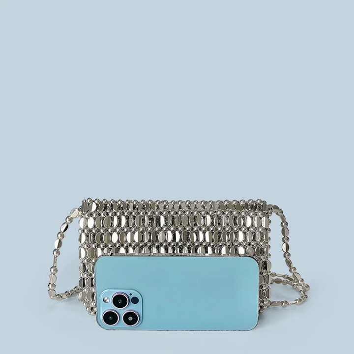 Nadia | Silver Clutch