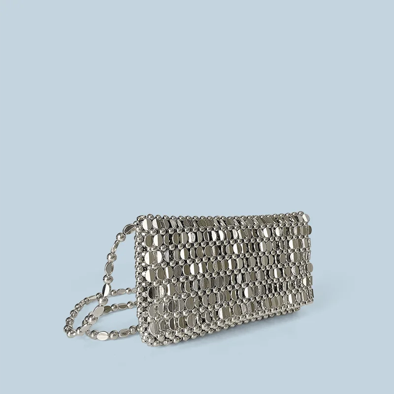 Nadia | Silver Clutch