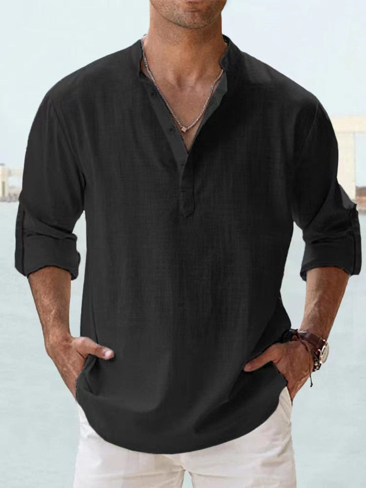 Matthew | Breathable Linen Shirt