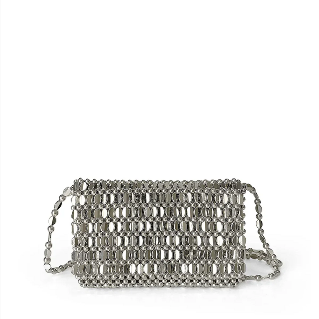 Nadia | Silver Clutch
