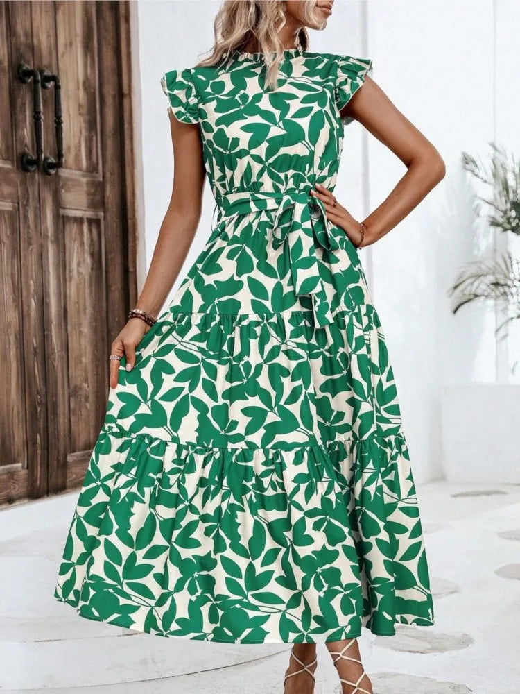 Atima | Elegant Floral Midi Dress