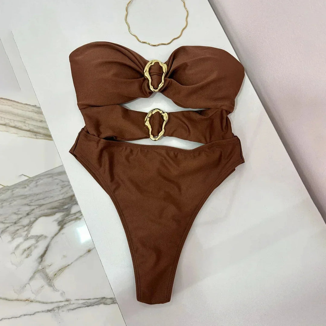 Mae | Swimsuit with Metal Rings