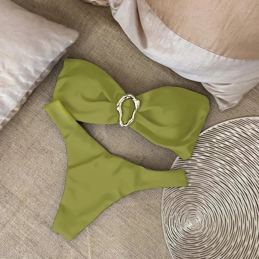 Milla | Gold-Detail Bikini