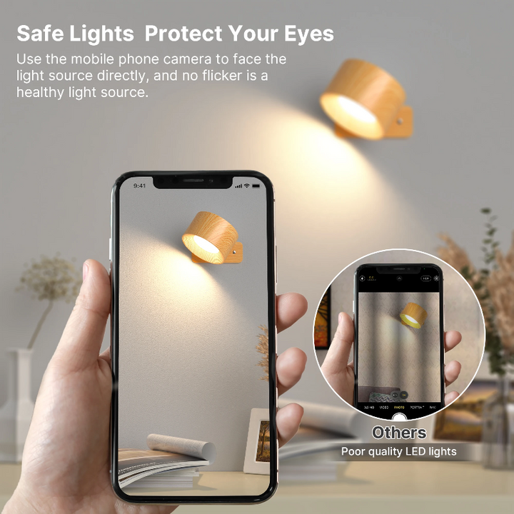 GlowSphere | Cordless Rotating LED Wall Accent Light