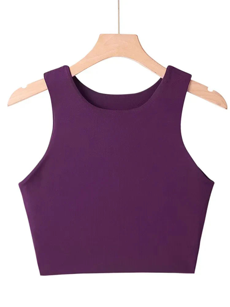 May | Slim Fit Sleeveless Tank Top