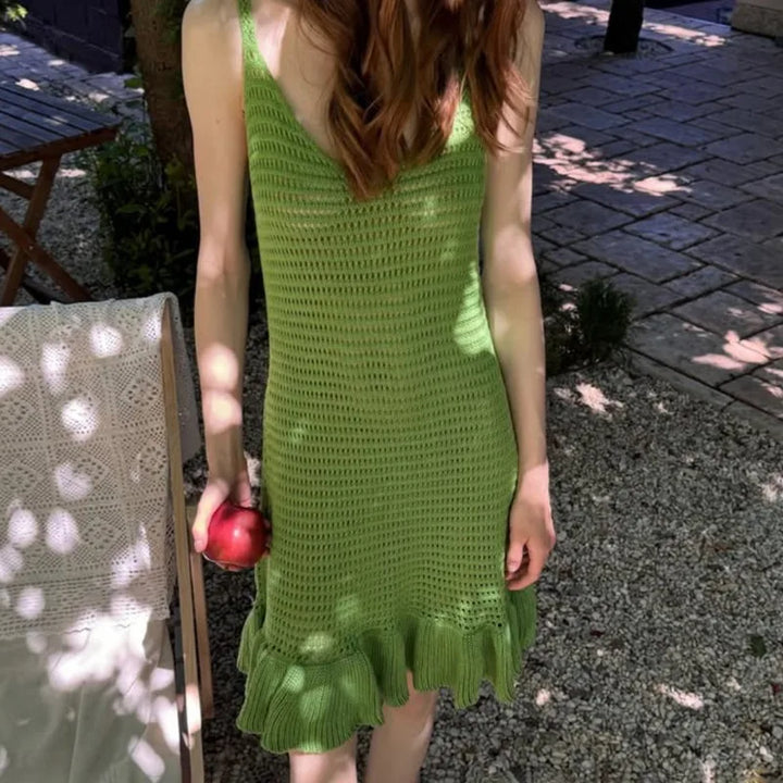 Queenie | Delicate Ruffle Mini Dress