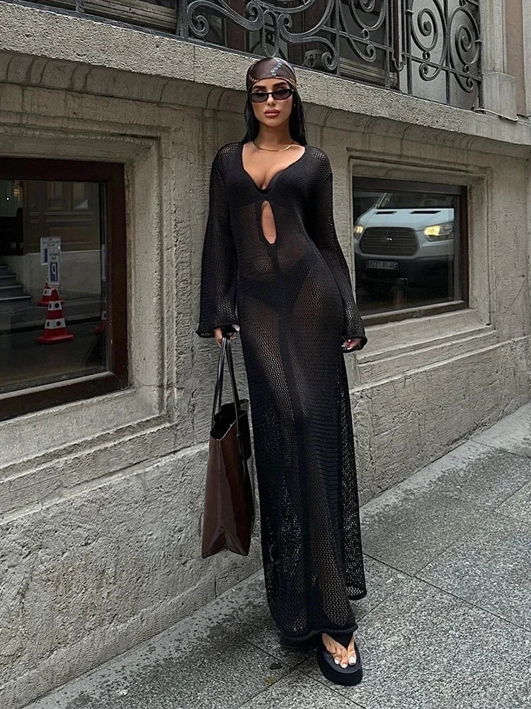 Elissa | Maxi Dress with Bell Sleeves