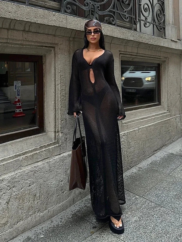 Elissa | Maxi Dress with Bell Sleeves