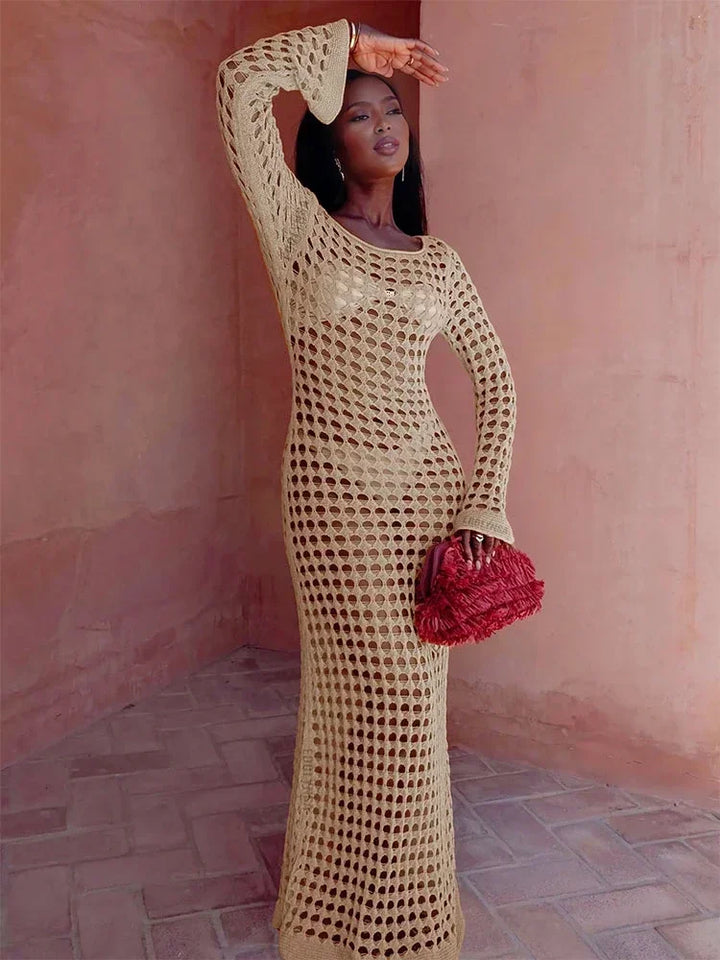 Portia | Maxi Dress with Bell Sleeves