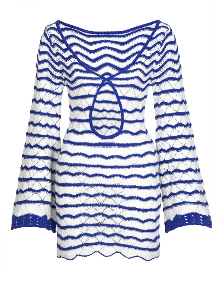 Felice | Striped Vibe Knit Cover-Up