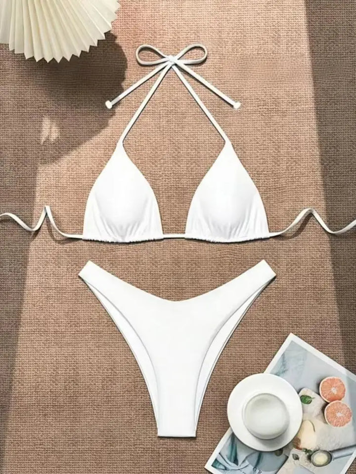 Carla | Lace-Up Bikini Set