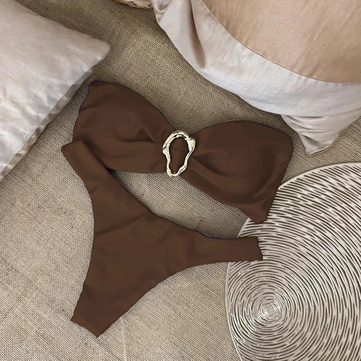 Milla | Gold-Detail Bikini