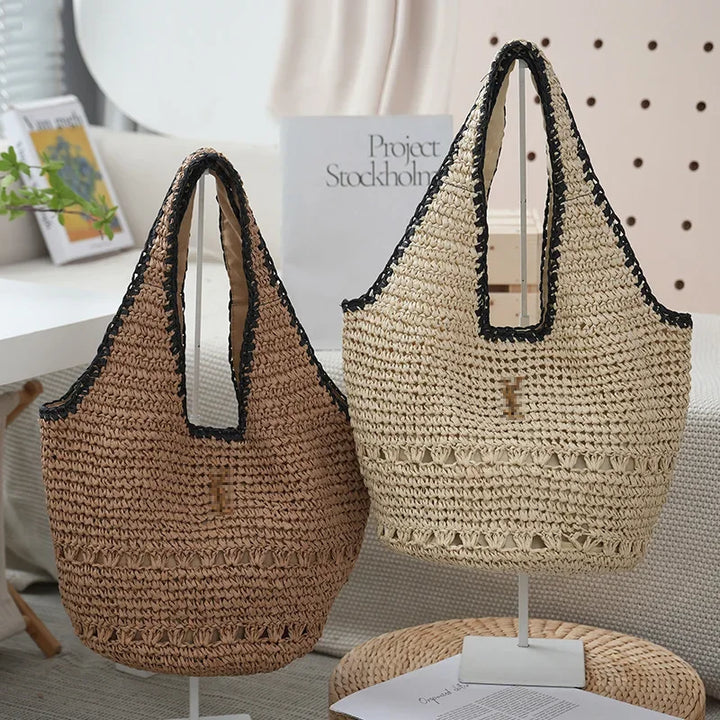 Aurel | Minimal Straw Handbag