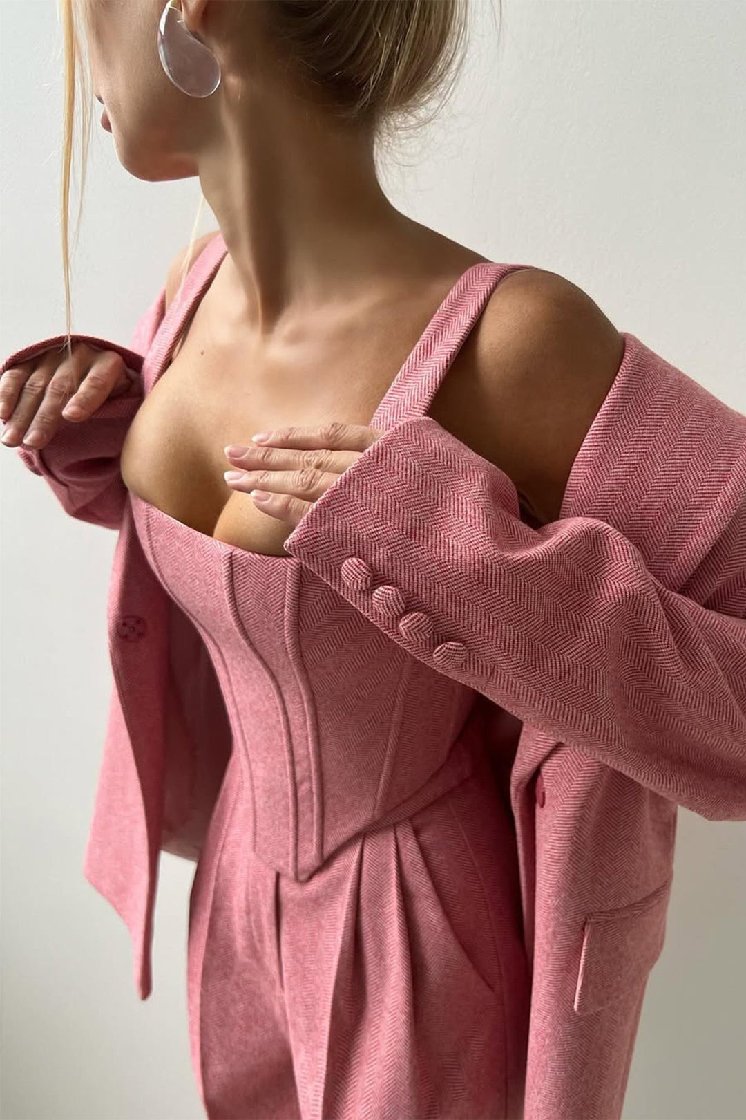 Grace | Three-piece set with double-breasted blazer