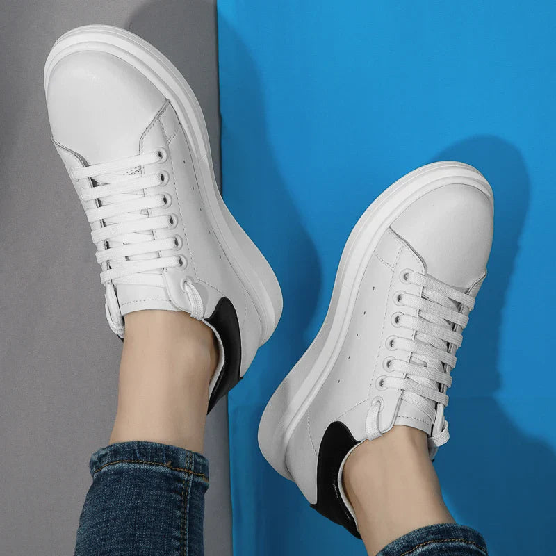 Clifford | Height Enhancing White Sneakers