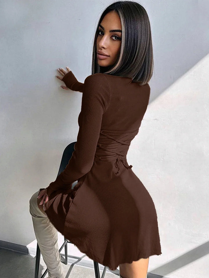 Pressley | Bodycon Mini Dress with Long Sleeves