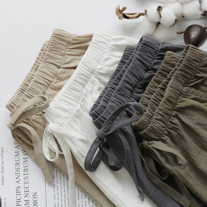 Eugenia | Solid Colour Elastic Waist Shorts