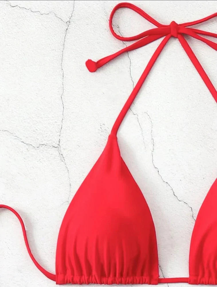 Carla | Lace-Up Bikini Set