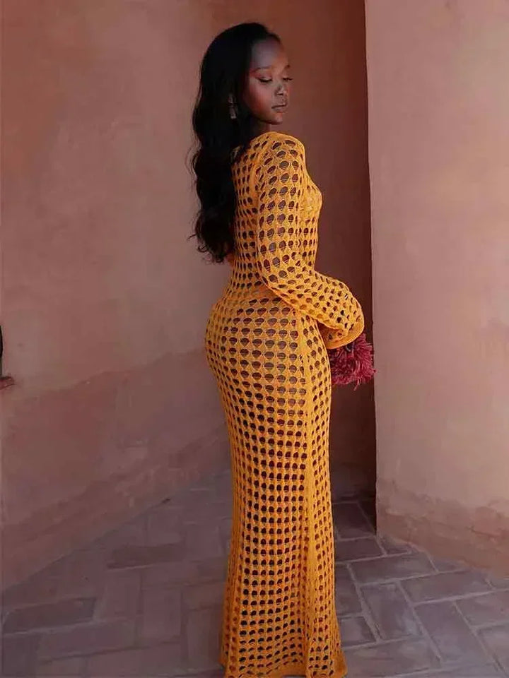 Portia | Maxi Dress with Bell Sleeves