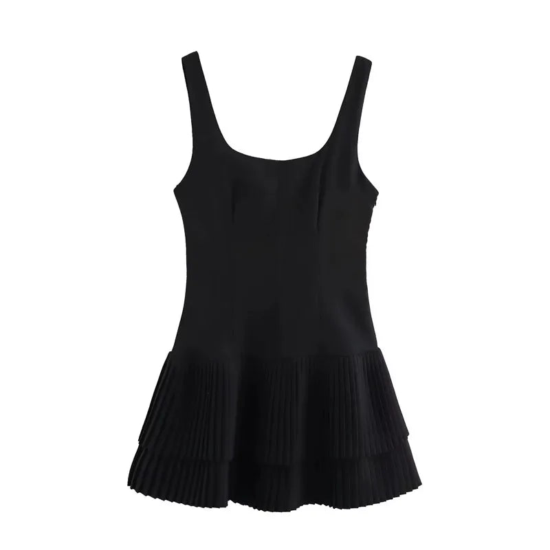 Dania | Elegant Square Neck Mini Dress