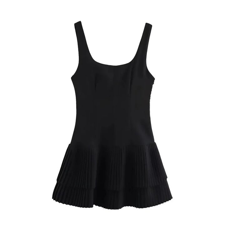 Dania | Elegant Square Neck Mini Dress