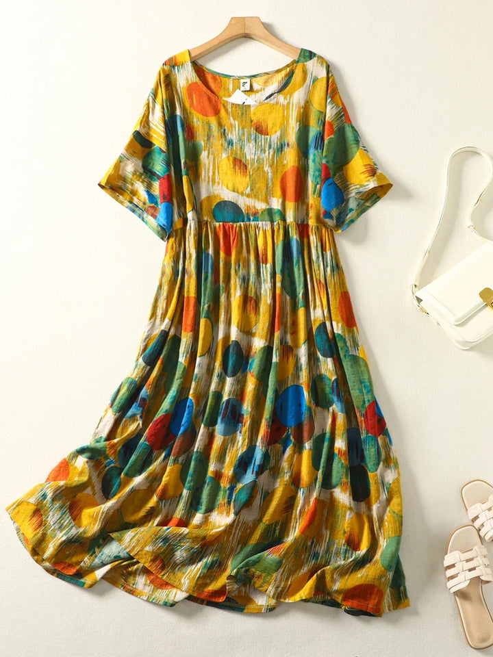 Kaitlyn | Casual Polka Dot Dress