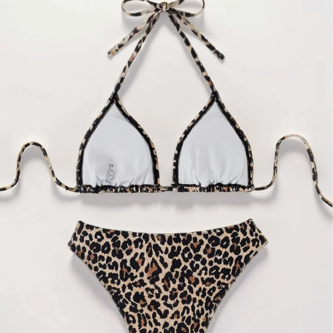 Bestie | Bikini Set with Leopard Print