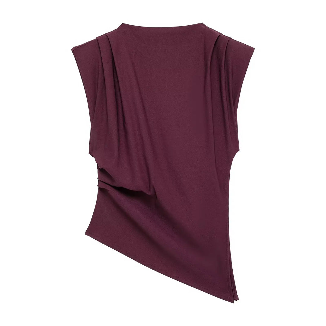 Greta | Old Hollywood Sleeveless Top
