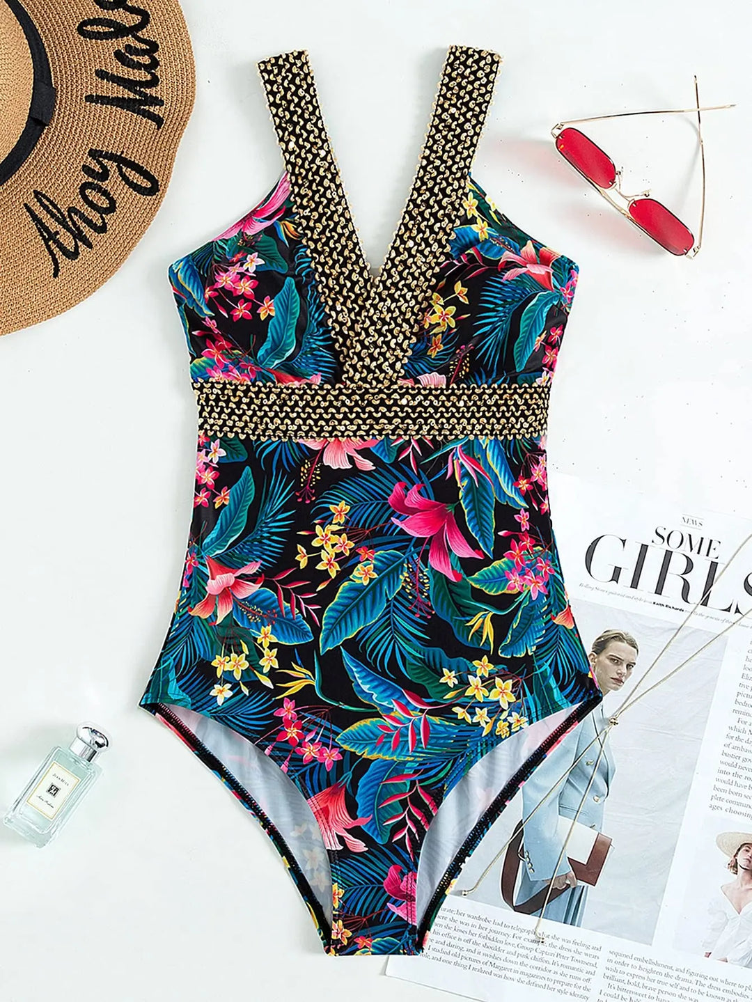 Mylene | V-Neck One-Piece Swimsuit