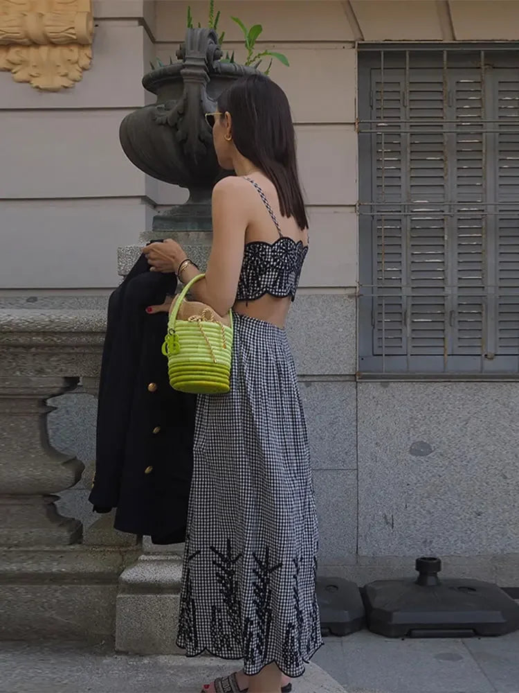 Katlyn | Stylish Gingham Dress