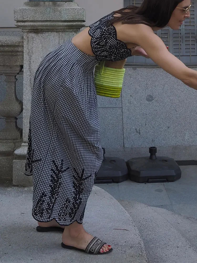 Katlyn | Stylish Gingham Dress