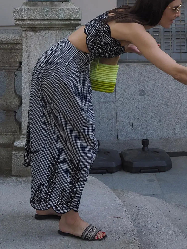 Katlyn | Stylish Gingham Dress