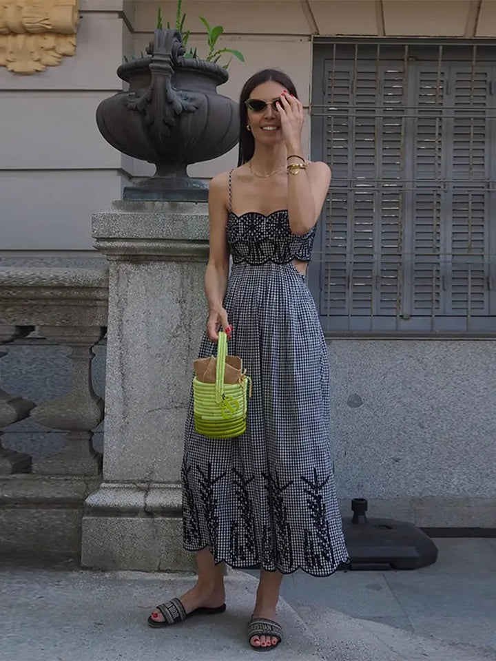 Katlyn | Stylish Gingham Dress