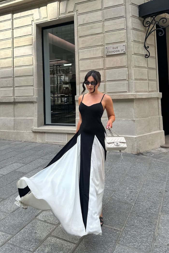 Leticia | Flowline Maxi Dress