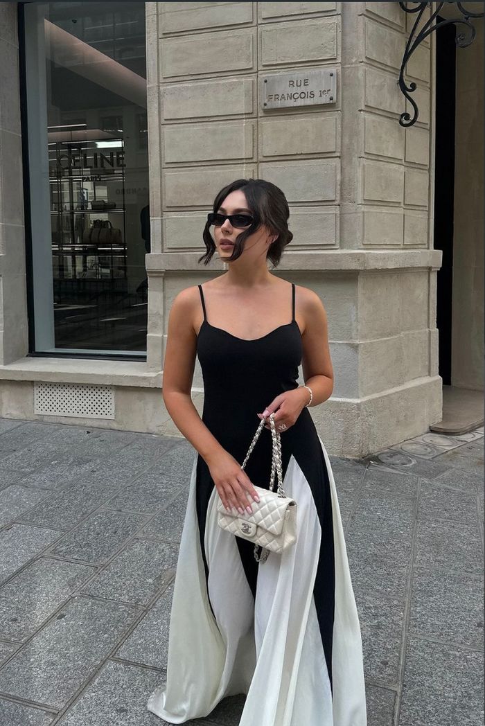 Leticia | Flowline Maxi Dress