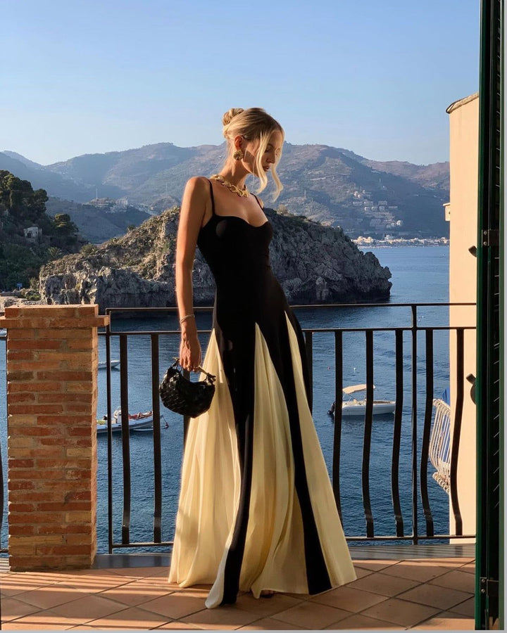 Leticia | Flowline Maxi Dress