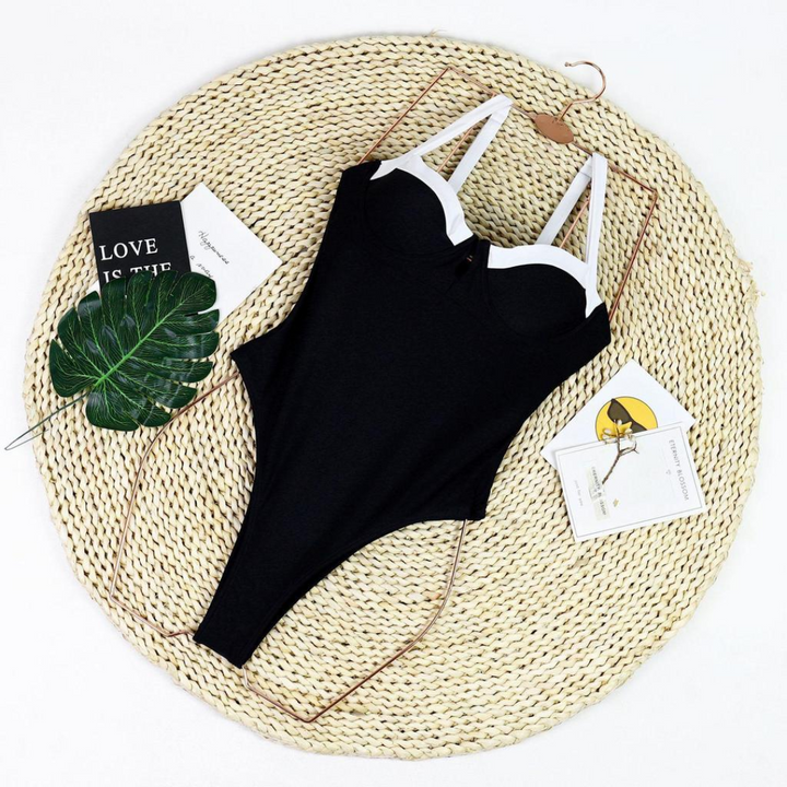 Lavinia  | SlimFit Colourblock One-Piece Swimsuit