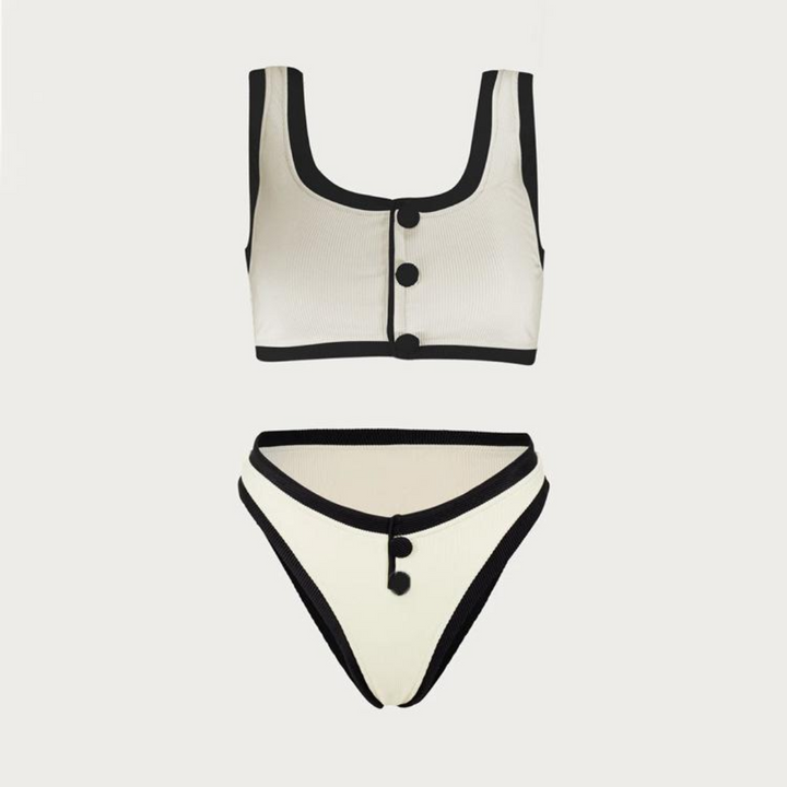 Amelinda  | Colourblock Two-Piece Swimsuit