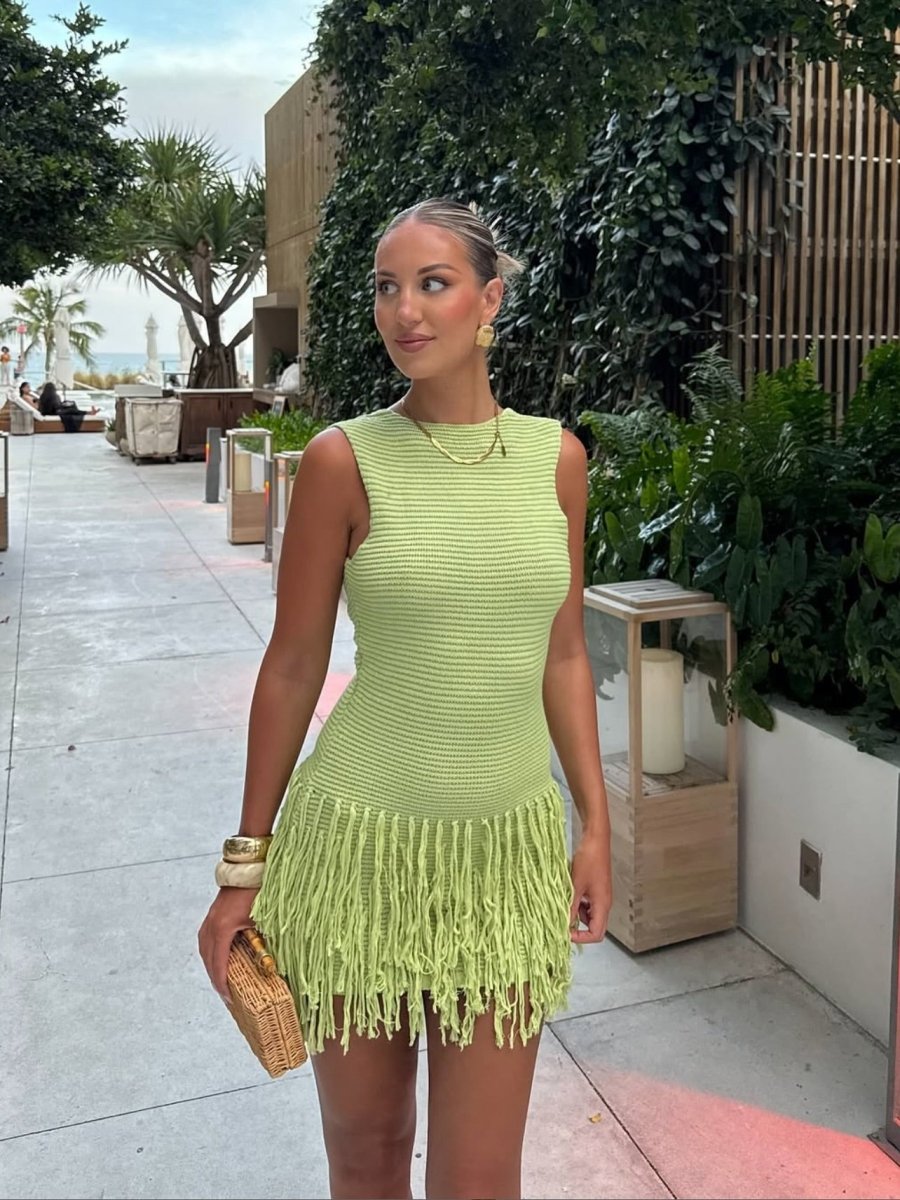 Lillian | Mini Dress with Tassels