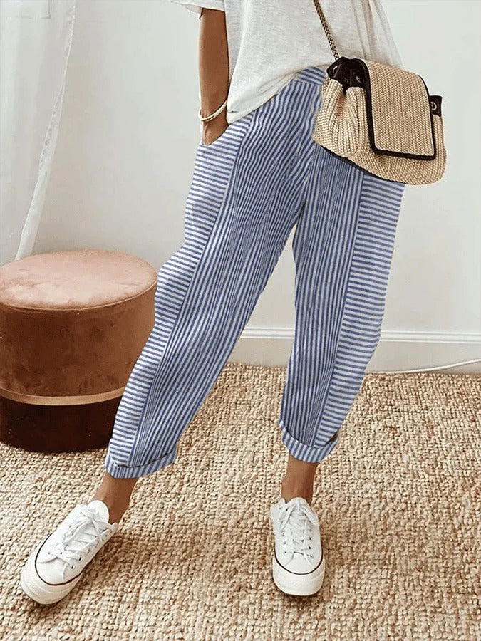 Lea | Striped Pants