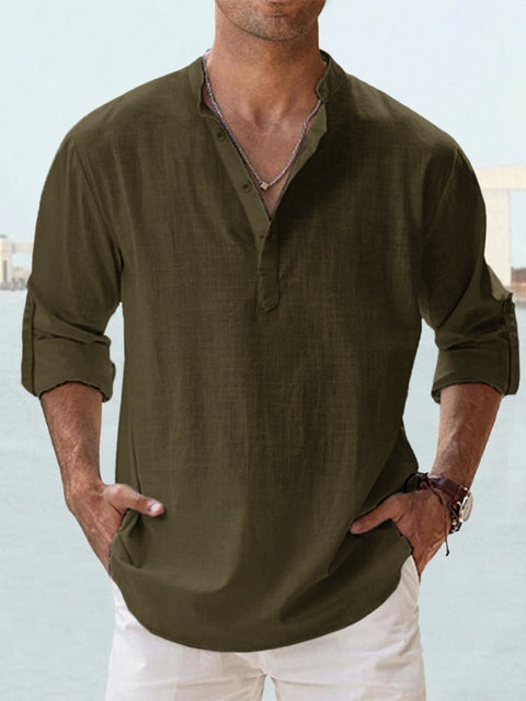 Matthew | Breathable Linen Shirt
