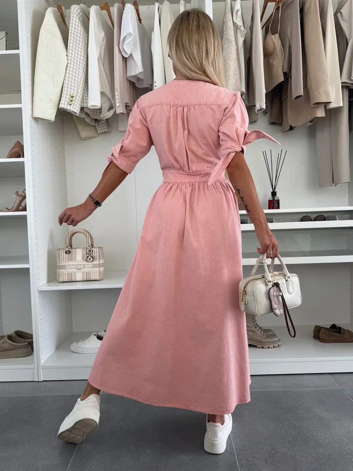 Ava | Radiant Denim Dress