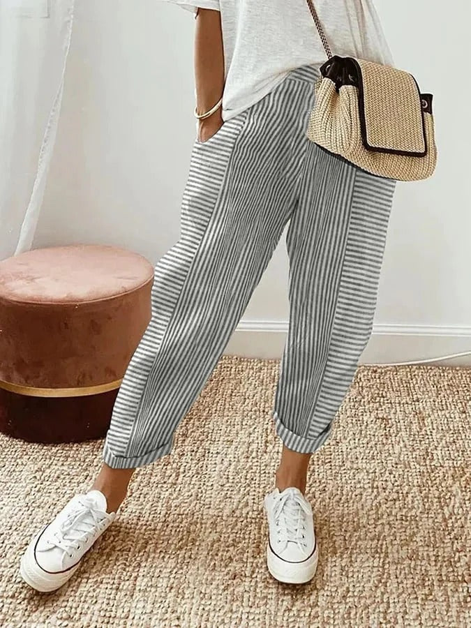 Lea | Striped Pants