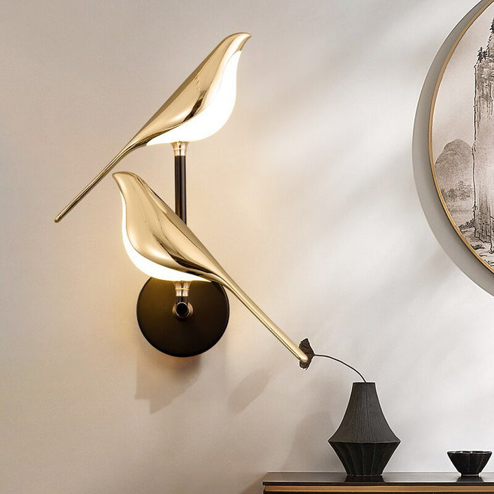 LumeBird | Elegant Dual Bird Wall Lamp