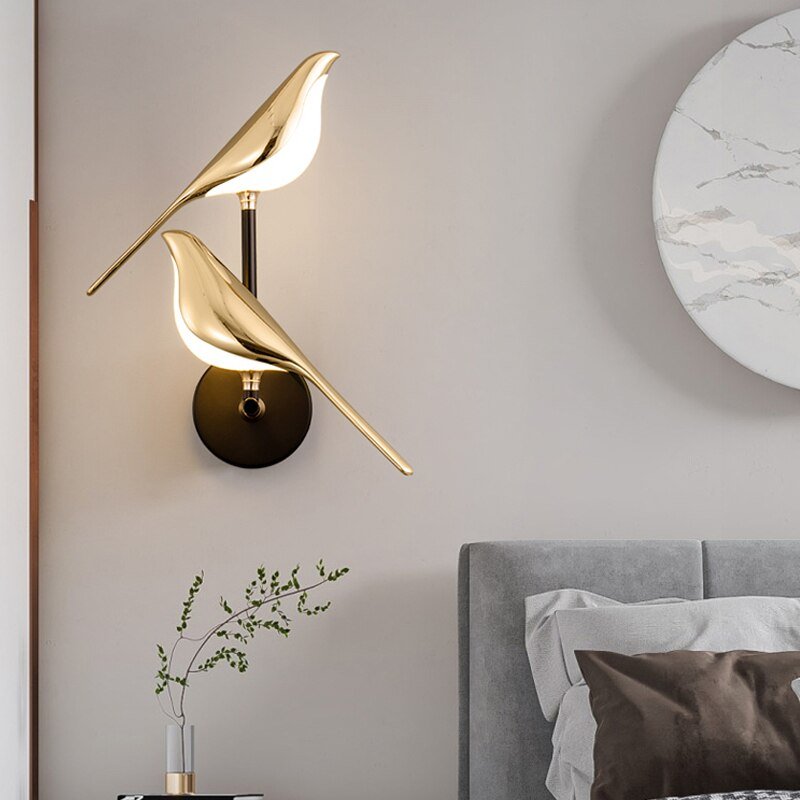 LumeBird | Elegant Dual Bird Wall Lamp