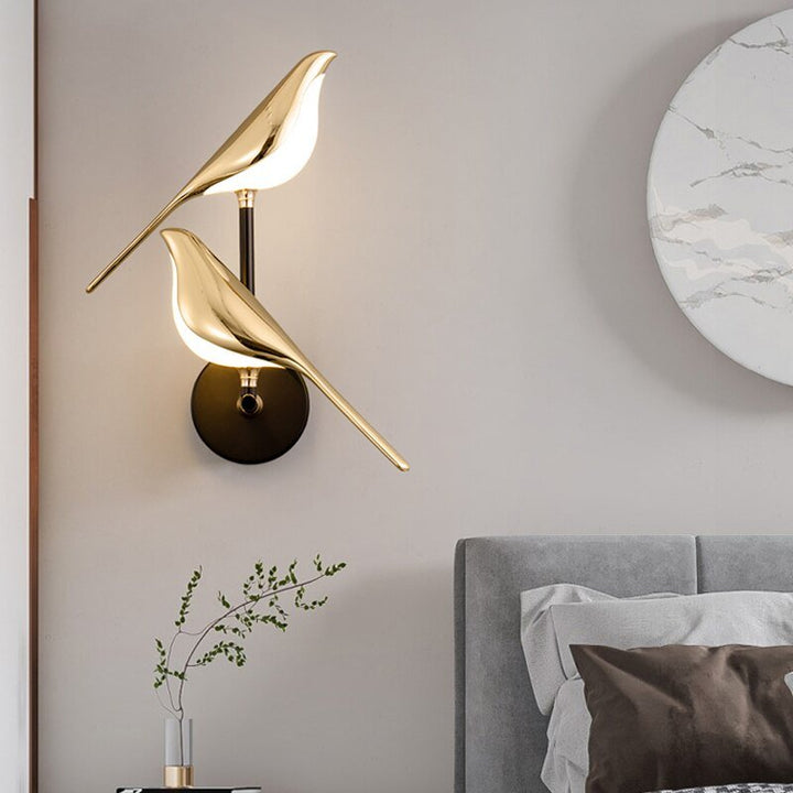 LumeBird | Elegant Dual Bird Wall Lamp
