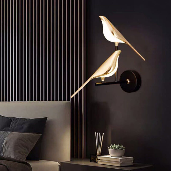 LumeBird | Elegant Dual Bird Wall Lamp
