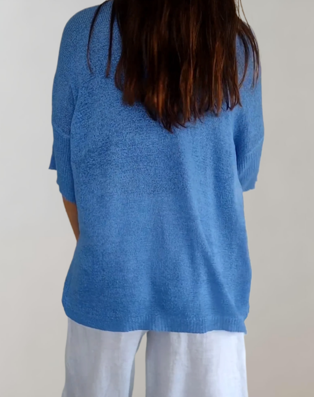 Rose | Luxurious V-Neck Knit Top